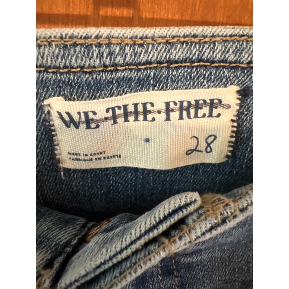 We The Free CRVY Wild Honey Flare jeans 28 raw‎ hem long - Picture 5 of 12